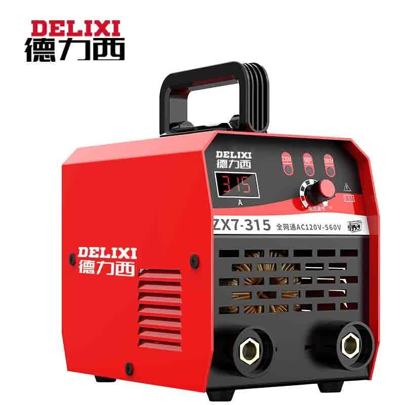 德力西电焊机220v 380v两用工业级315双电压手提式家用焊机 315数字化
