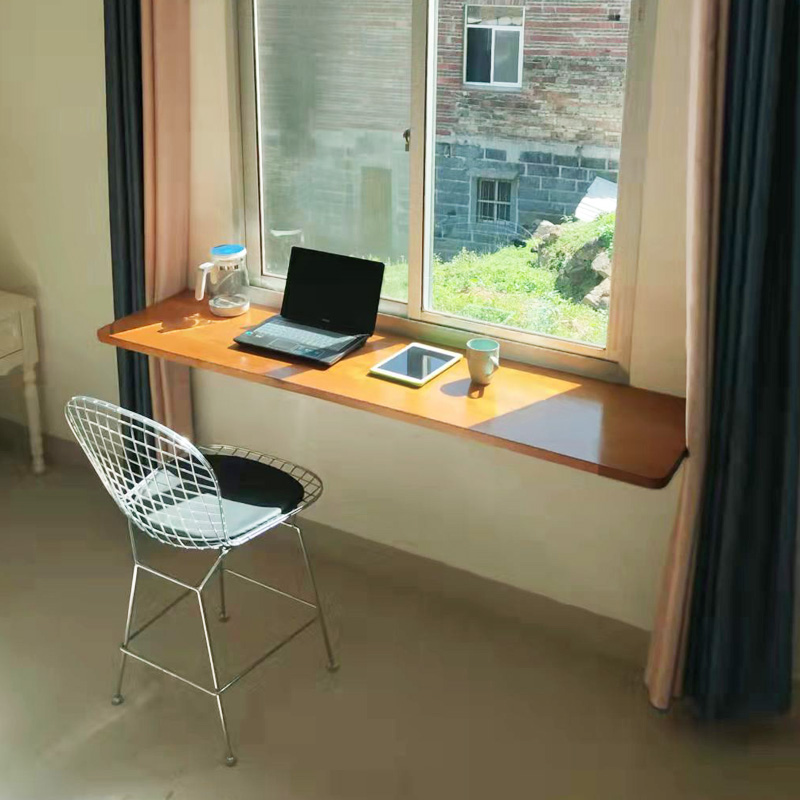 木壁挂式可折叠桌窗台边挂墙书桌悬挂写字台学习桌下的 6 尺寸颜色