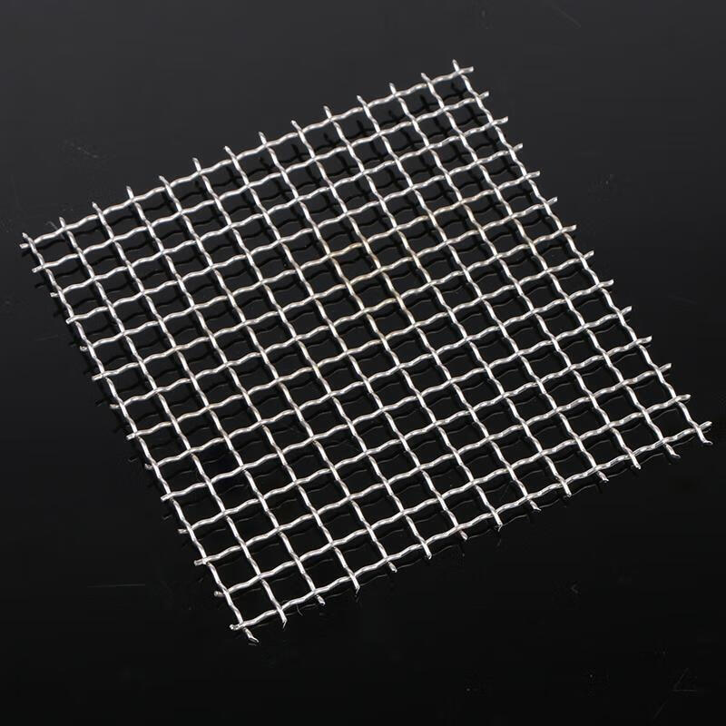 304不锈钢筛网轧花网钢丝网编织网不锈钢网格筛沙网过滤网加粗款 孔4