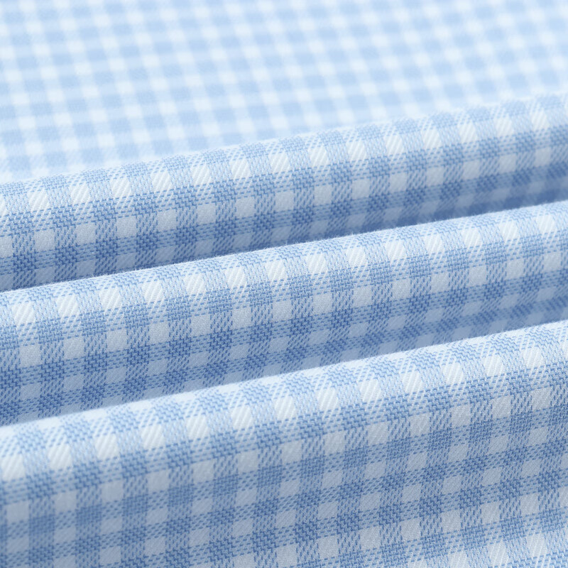 MAYOR男装 高支全棉免烫透气舒适长袖衬衫 MLTP19777HQT-3蓝色 175/92A