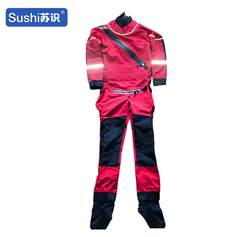苏识 消防员干式水域工作服 均码 红色 件 1820017