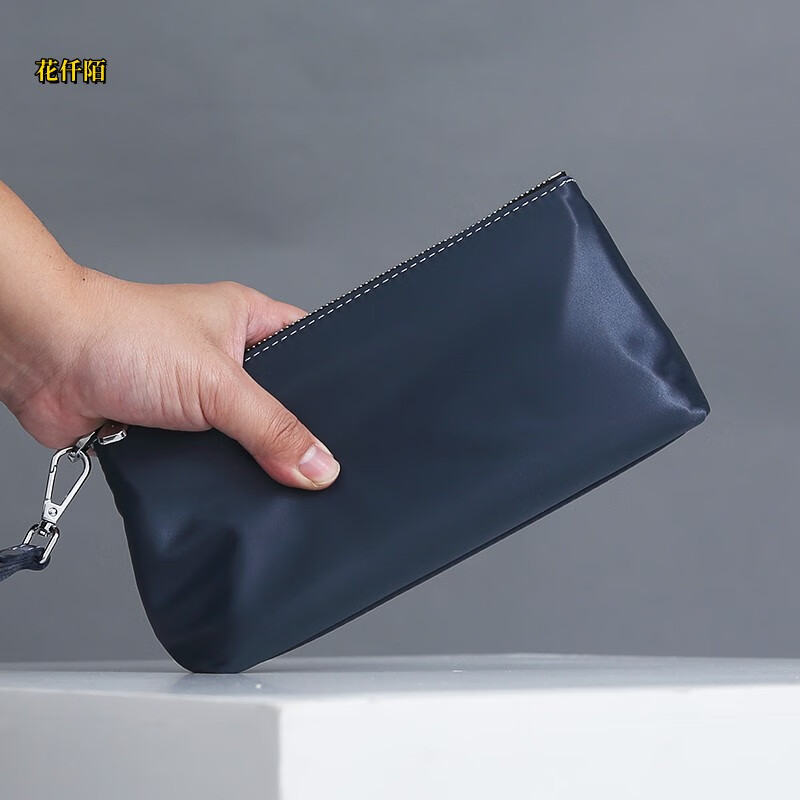 花仟陌休闲手包男帆布牛津纺信封夹包尼龙商务大容量手拿包男小手抓包