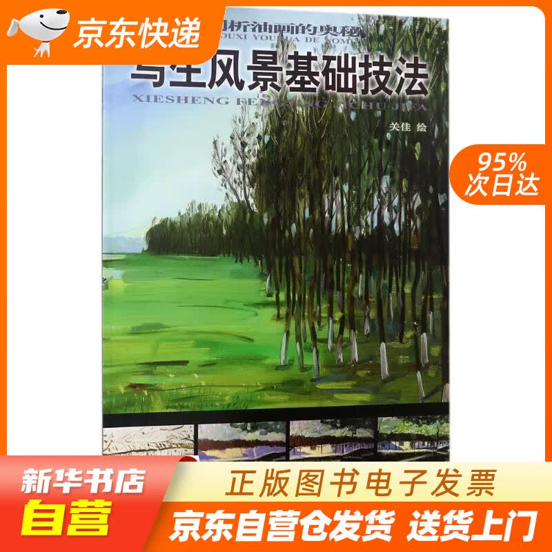 【新华书店正版】写生风景基础技法剖析油画的奥秘 关佳 绘 天津杨柳青画社