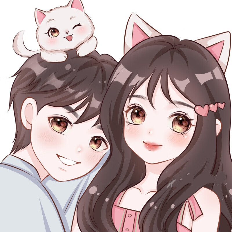 芳居道q版手绘头像画卡通真人照片动漫人像漫画头像定制情侣画像约稿