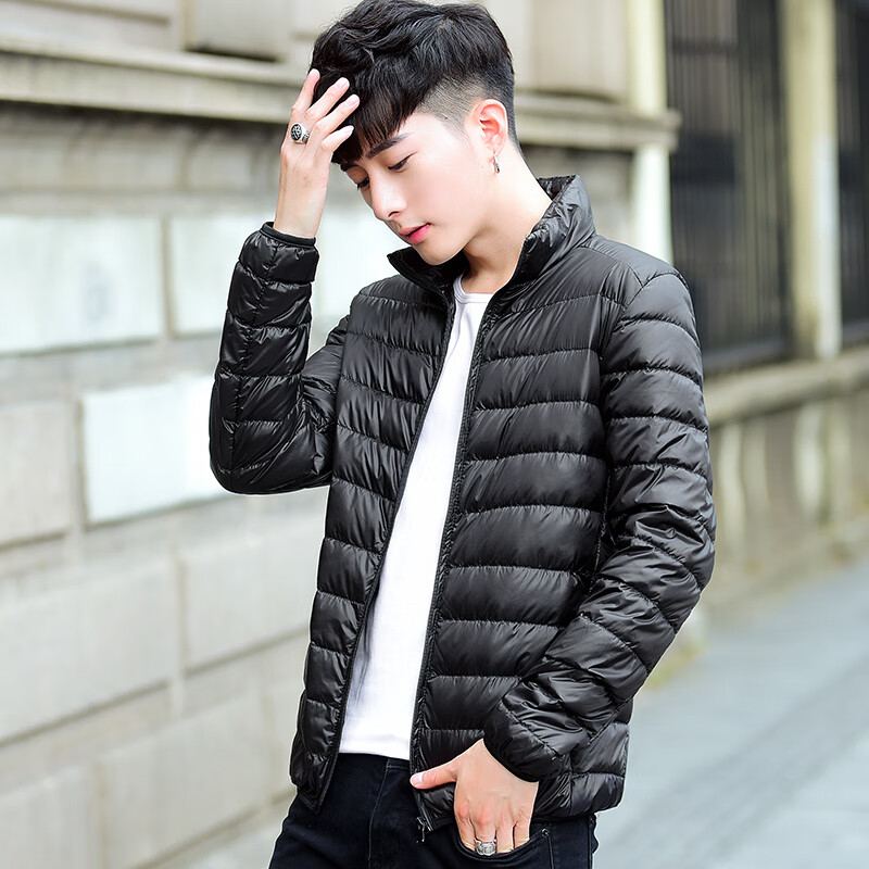 卡悠莱超薄羽绒服男轻薄内穿轻薄羽绒服男短款超薄轻便冬装青少年保暖