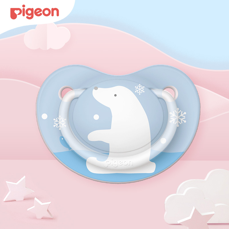 贝亲（Pigeon）安抚奶嘴  硅橡胶奶嘴-S号  0-3个月（可爱萌宠-北极熊） N989
