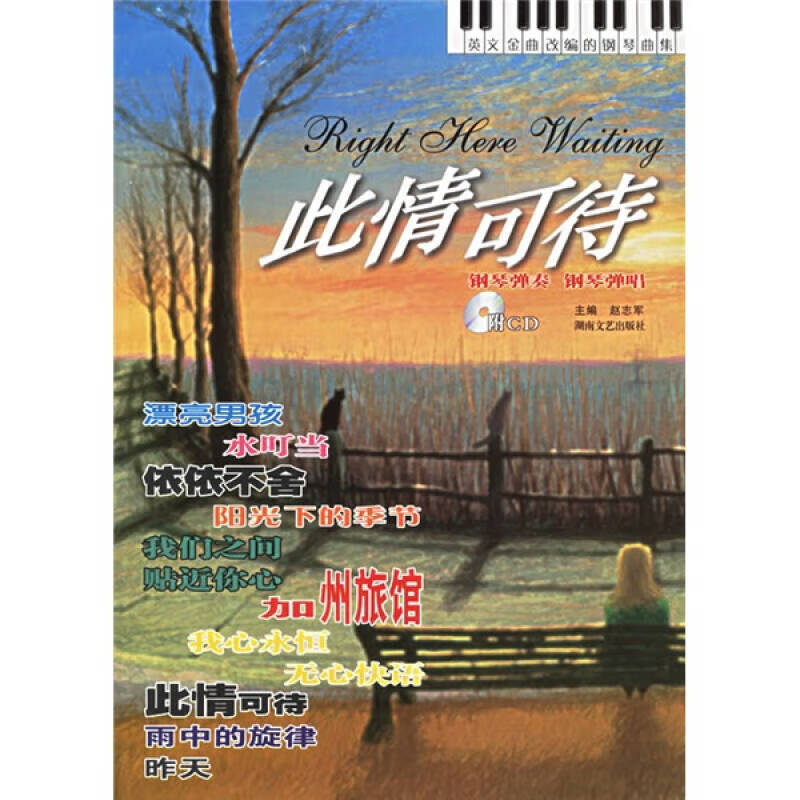 此情可待(英文金曲改编的钢琴曲集)【正版好书,下单速发】