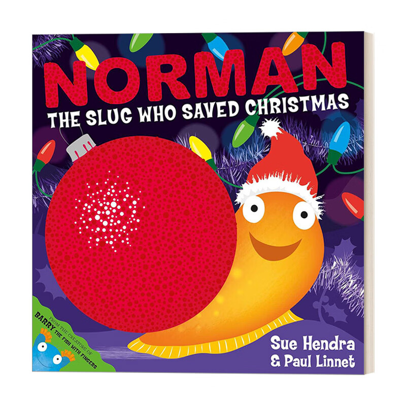 slug who saved chris 鼻涕虫诺曼拯救圣诞节 sue hendra绘本 英文版
