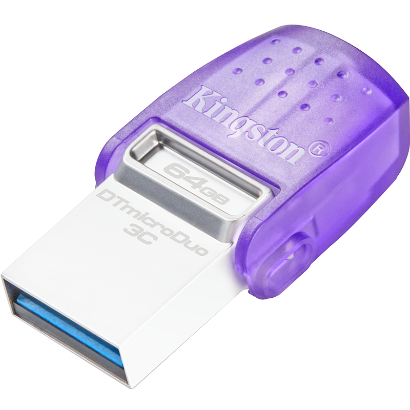 金士顿（Kingston）64GB Type-C USB3.2 Gen1 手机U盘 DTDUO3CG3 双接口设计 读速200MB/s