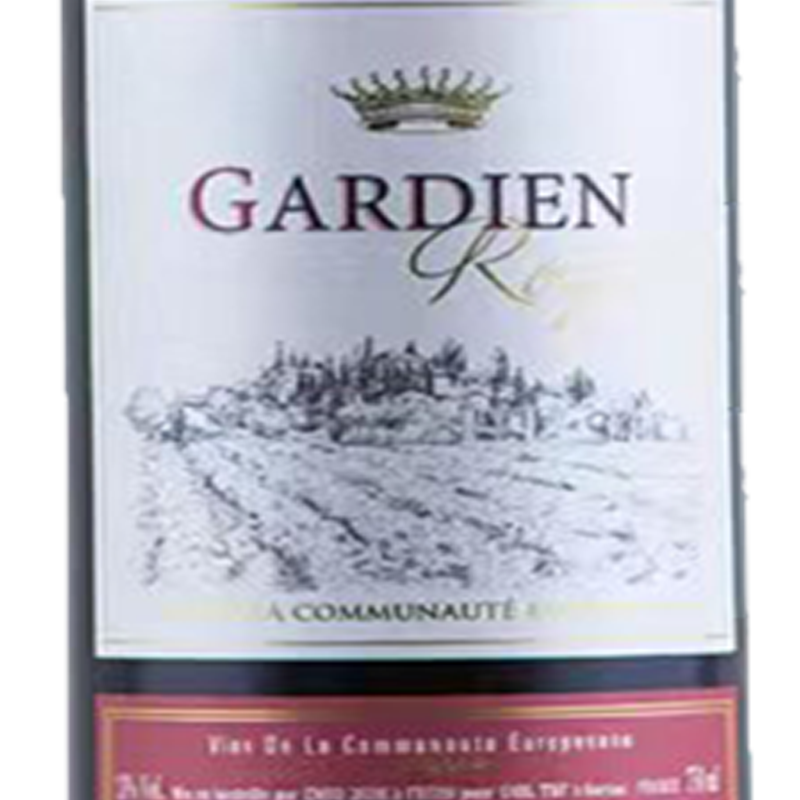 加蒂诺亚（GARDIEN）红葡萄酒 法国原装进口葡萄酒 750ml    加蒂诺亚干红葡萄酒单支