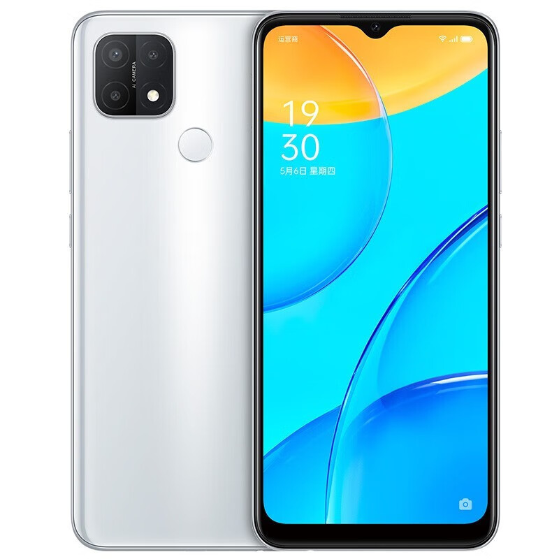 OPPO A35 新品手机 大内存长续航拍照手机 a32升级款 oppoa35长续航全网通老人机 A35-冰玉白 4GB+64GB