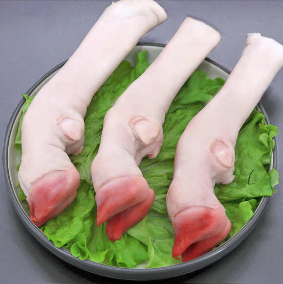 果亦橙羊蹄子新鲜生羊蹄带筋羊脚冷冻羊爪现杀羊脚蹄生鲜小羊蹄 新鲜