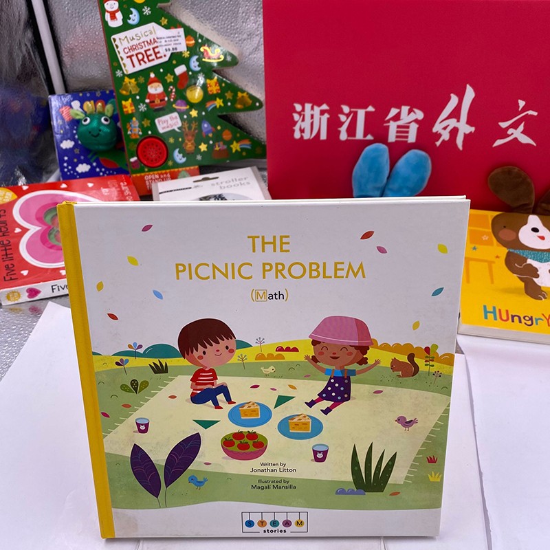 the picnic problem (math steam stories) 正版现货 进口原版图书