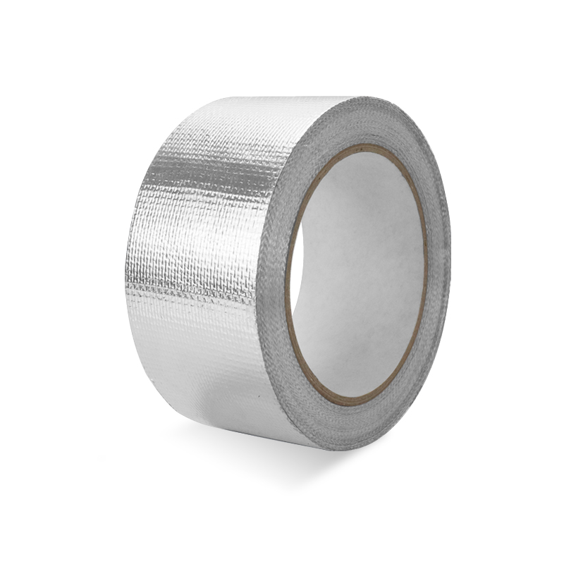 禾佳成玻纤布阻燃铝箔胶带耐高温胶布热水器油烟机排烟管锡箔纸自粘