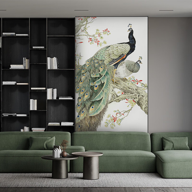 汉唐印象艺术岩板手绘装饰画 现代新中式瓷板画 可设计定制创意玄关画