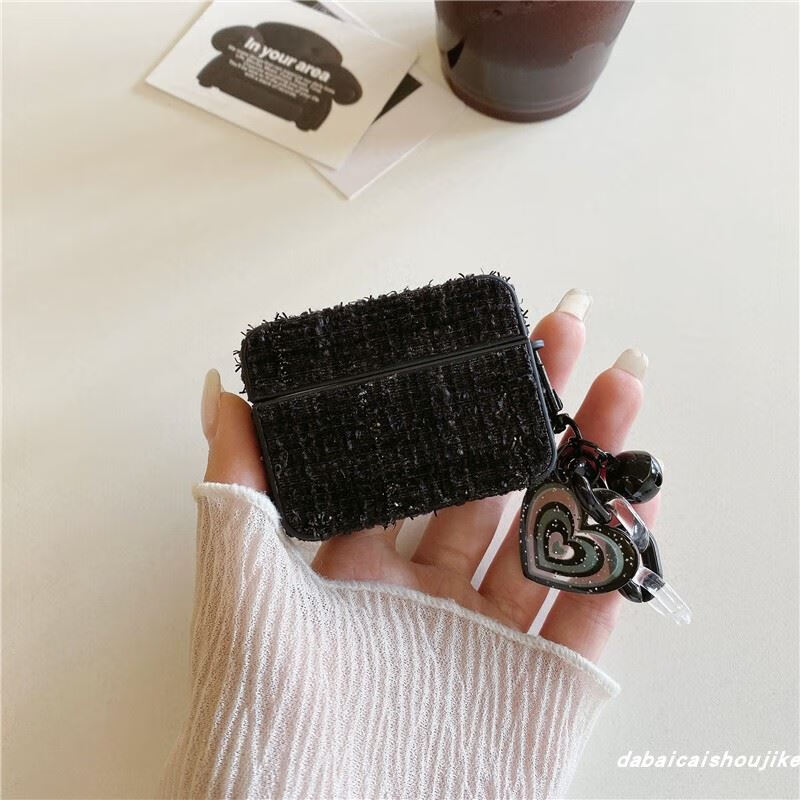 pods3保护套男女pro二代airpodspro2耳机套 黑色小香风点图片型号仅供