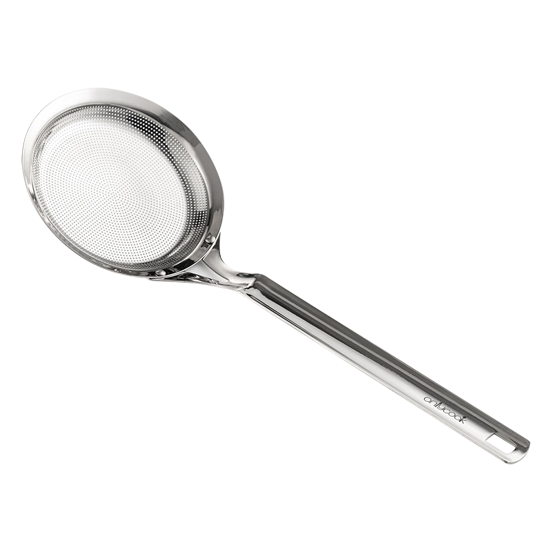 onlycook不銹鋼漏勺 過濾網(wǎng)勺 超細(xì)撇浮沫勺 過濾油炸豆?jié){漏網(wǎng)勺網(wǎng)篩 大號(hào)