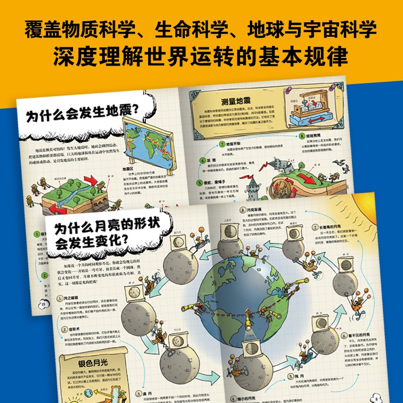 不可不知的地球（儿童科普百科知识手绘漫画趣味图解小学生7-14岁课外阅读推荐）详情图