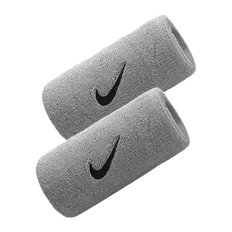 耐克（NIKE）運動護腕奧運鄭欽文冠軍同款吸汗手腕套擦汗護具NNN05078OS灰色