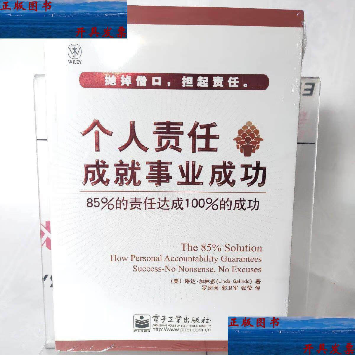 【二手9成新】个人责任成就事业成功:85%的责任达成100%的成功 /琳达
