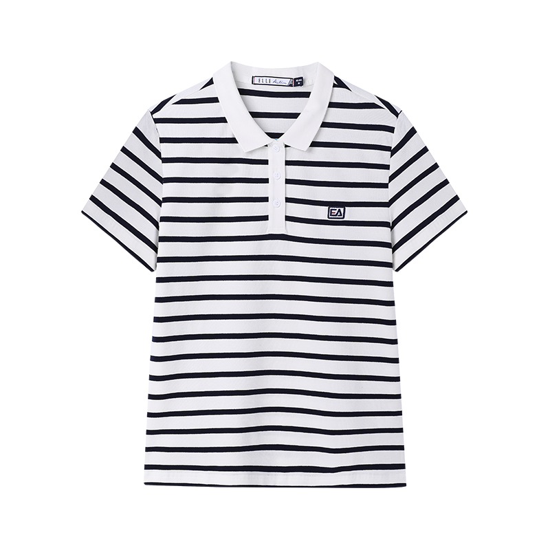 ELLE ACTIVE��������ϵ��Polo��Ůװ�ļ�����΢������ײɫ�˶����ж���T��Ů ��/����ɫ 2XL 199Ԫ