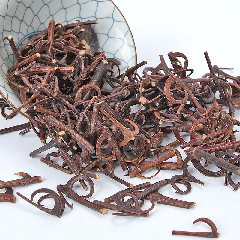 北京同仁堂中药材 钩藤勾藤钓藤鹰爪风钩草倒挂刺 500g选新货