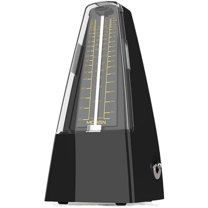 莫森（MOSEN）機械節拍器鋼琴吉他古箏架子鼓小提琴通用人聲節奏考級專(zhuān)用 【標準款】經(jīng)典黑MS-29(速度可調