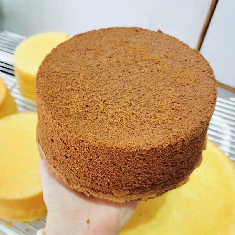 戚风蛋糕坯 新鲜现烤戚风蛋糕胚 圆形戚风蛋糕 生日蛋糕胚子 蛋糕坯