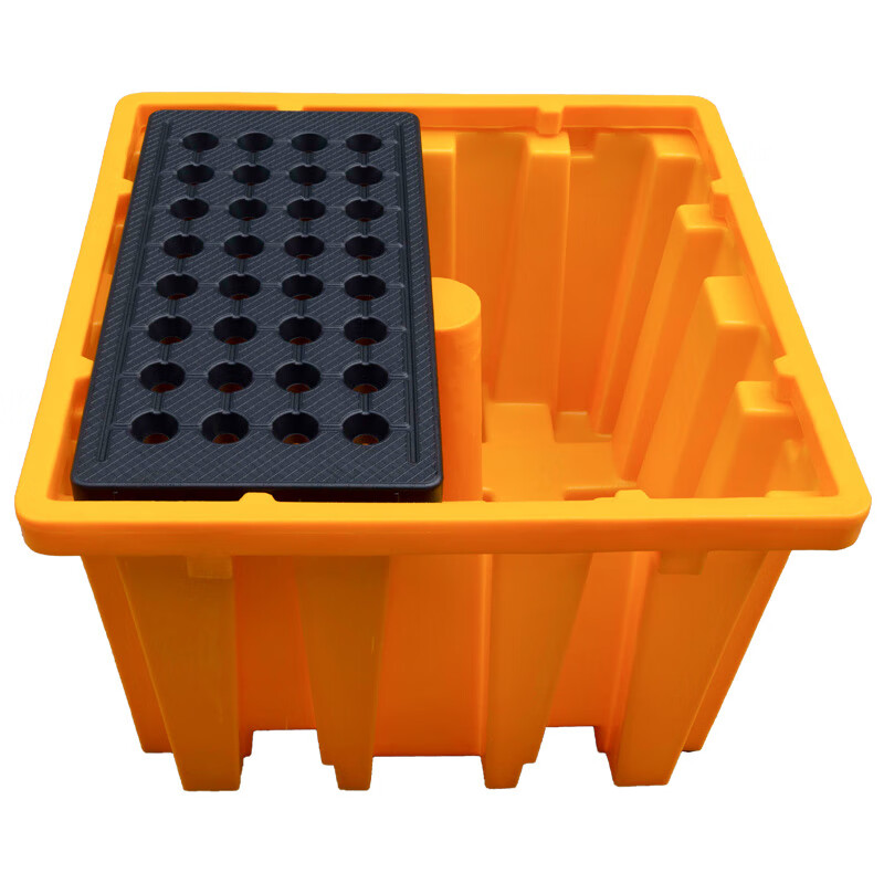 防渗漏托盘防泄漏平台化学危废液盛漏卡板废液油桶接油盘 滚塑堆码桶