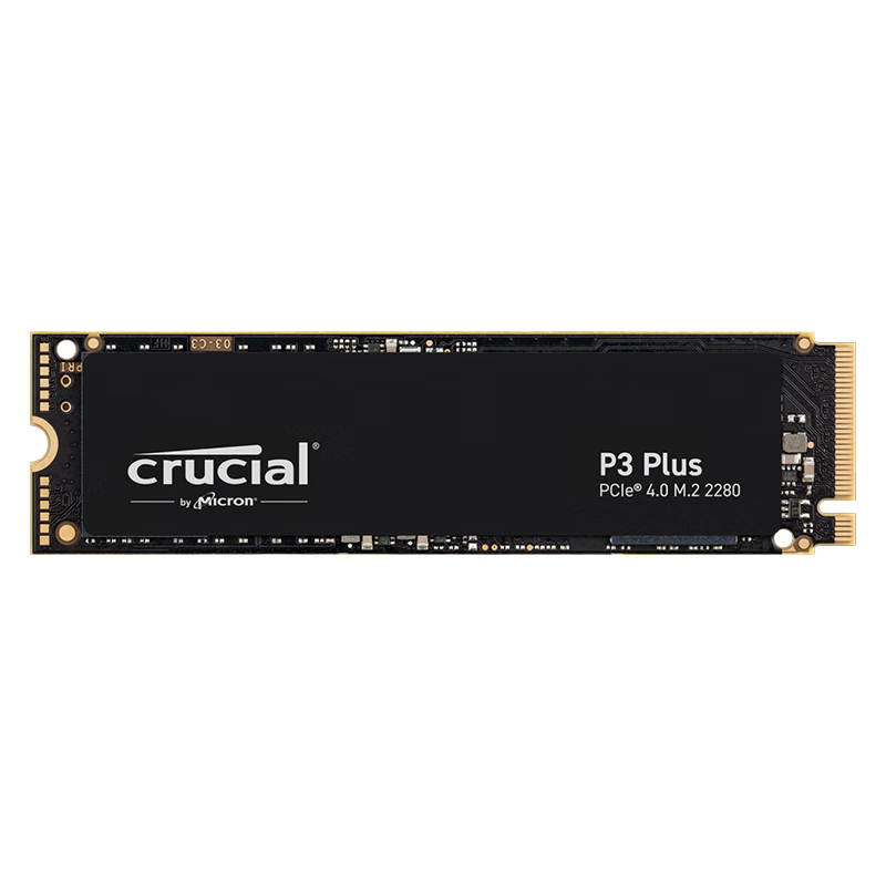 Crucial 英睿达 P3 Plus 固态硬盘 500GB  M.2接口(SATA总线） CT500P3PSSD8