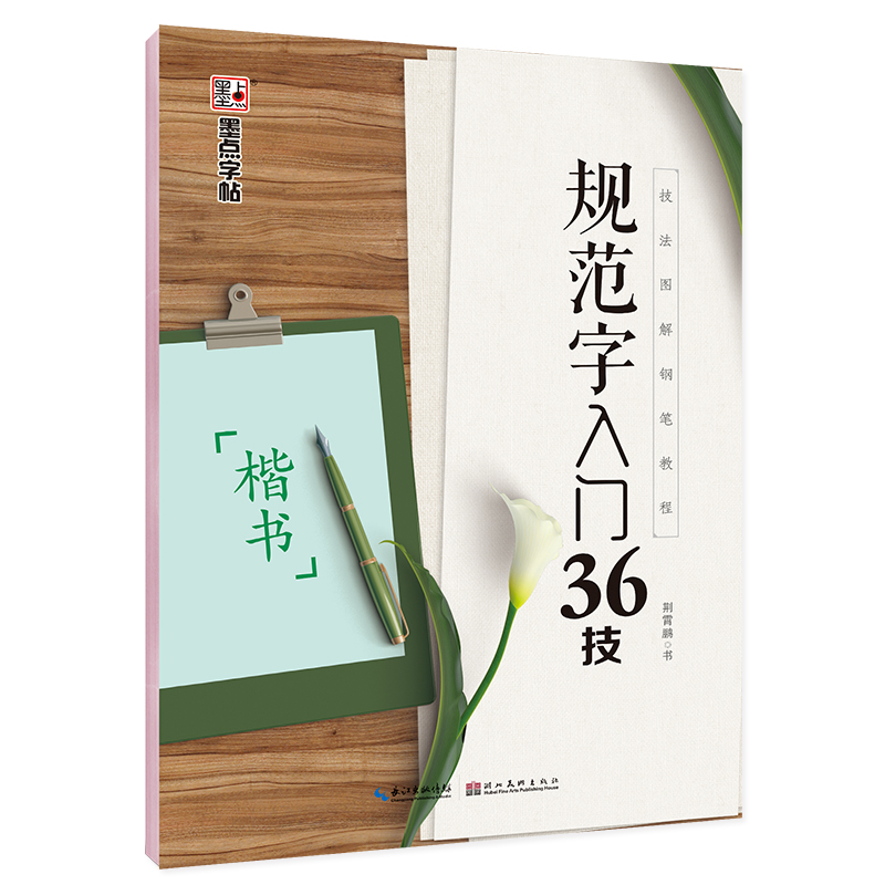 墨点字帖楷书字帖 初学者学生正楷字硬笔临摹字帖 36个书写技法讲解