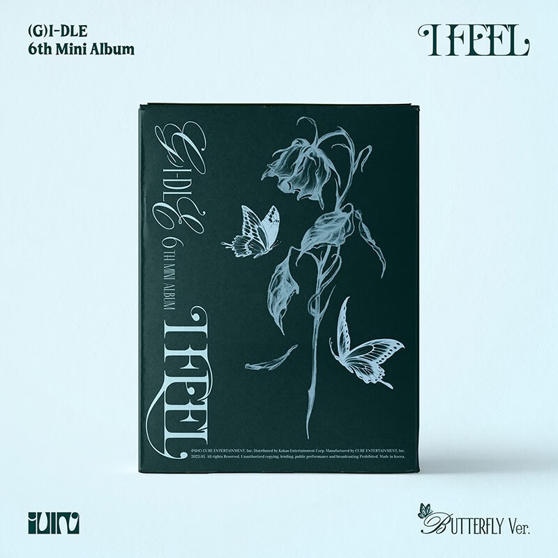 女娃 (G)I-DLE GIDLE 迷你6辑 I feel 专辑 女孩子们 Butterfly 版怎么看?