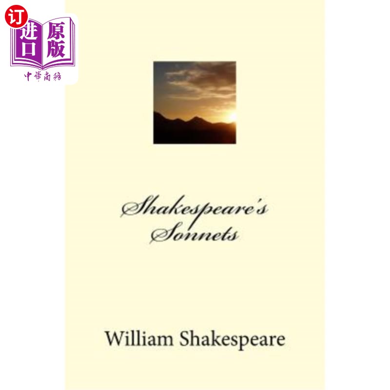 海外直订shakespeares sonnets 十四行诗