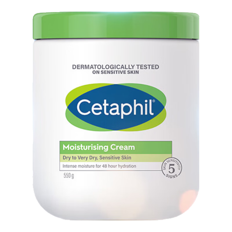 丝塔芙（Cetaphil）大白罐 550g 面霜婴童身体乳霜 *2件