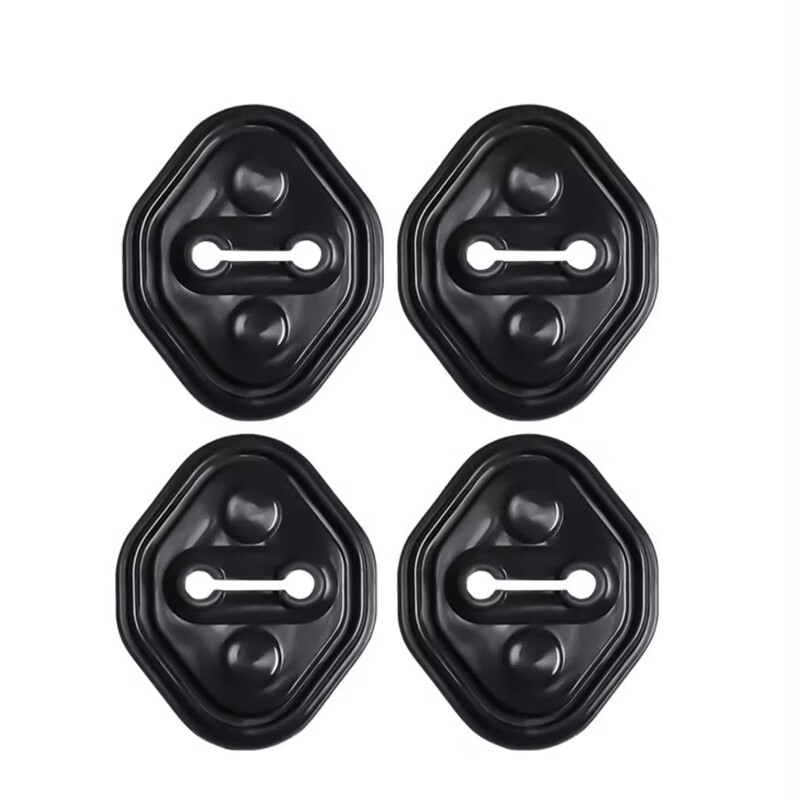 适用24新款丰田普拉多LC250车门缓冲垫霸道门锁扣减震垫改装配件 【车门锁硅胶减震垫】4件套 2024年新款普拉多LC250