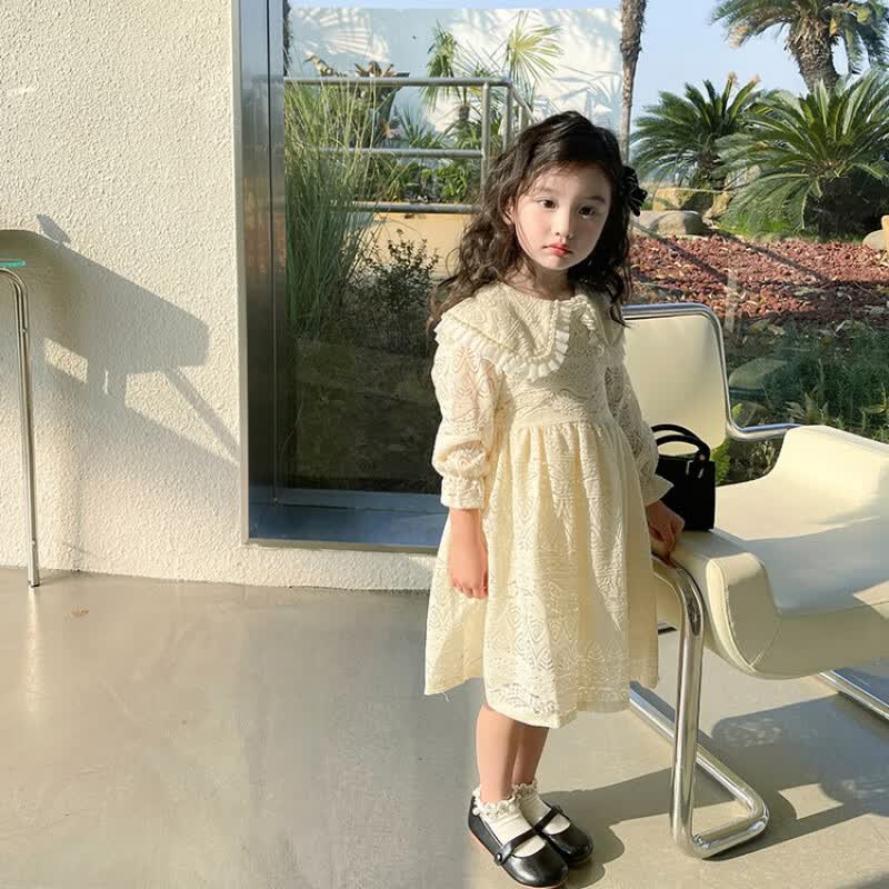 木清清品牌女童连衣裙一两周岁宝宝春夏季款小孩子蕾丝公主裙中小童