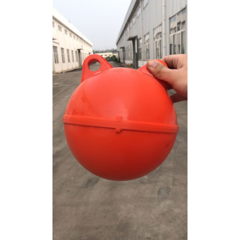 泥之昕高强度abs塑料坚固耐摔串心浮球浮标浮漂警示线双耳穿心浮球 球