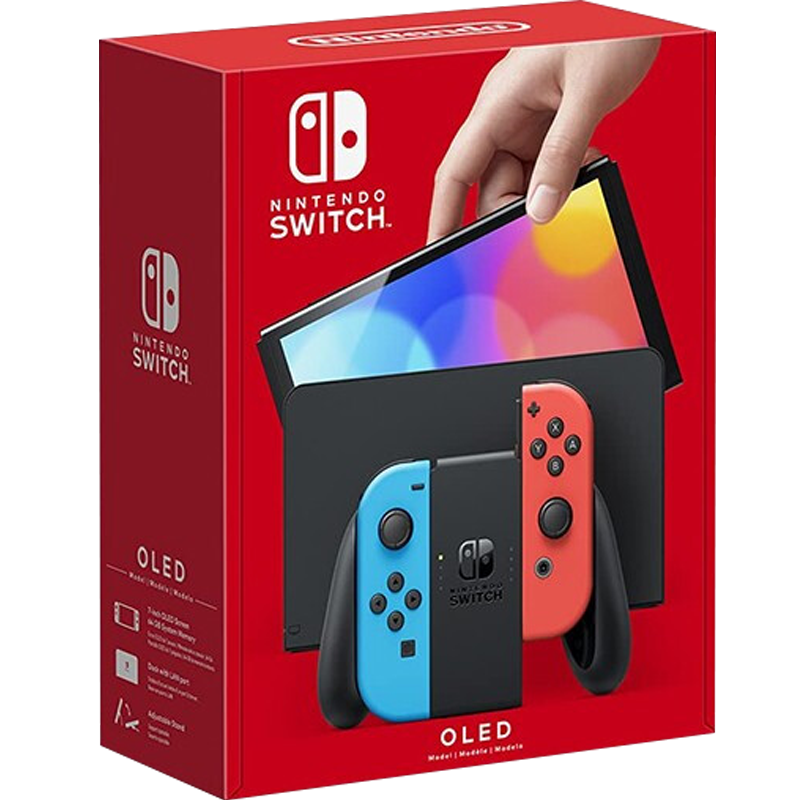 京喜APP：Nintendo 任天堂 日版 Switch OLED 游戏主机 红蓝色 日版2007.28元 包邮含税（双重优惠）(补贴后2006.28元)