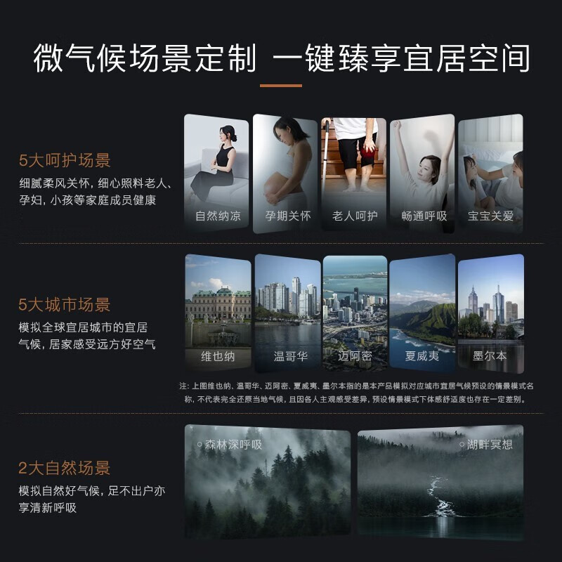 COLMO【天墅】Air空间站家用变频冷暖壁挂式立柜式两用新风空调 新一级能效更省电 客厅卧室悬角式空调 小2匹 一级能效 KFR-46GW/CE2F