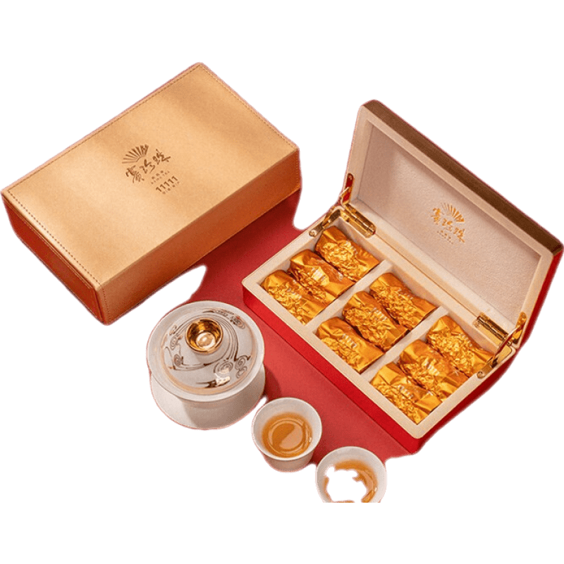 八马茶业 赛珍珠11111 特级 安溪铁观音 浓香型 乌龙茶 高端送礼茶叶 礼盒装75g