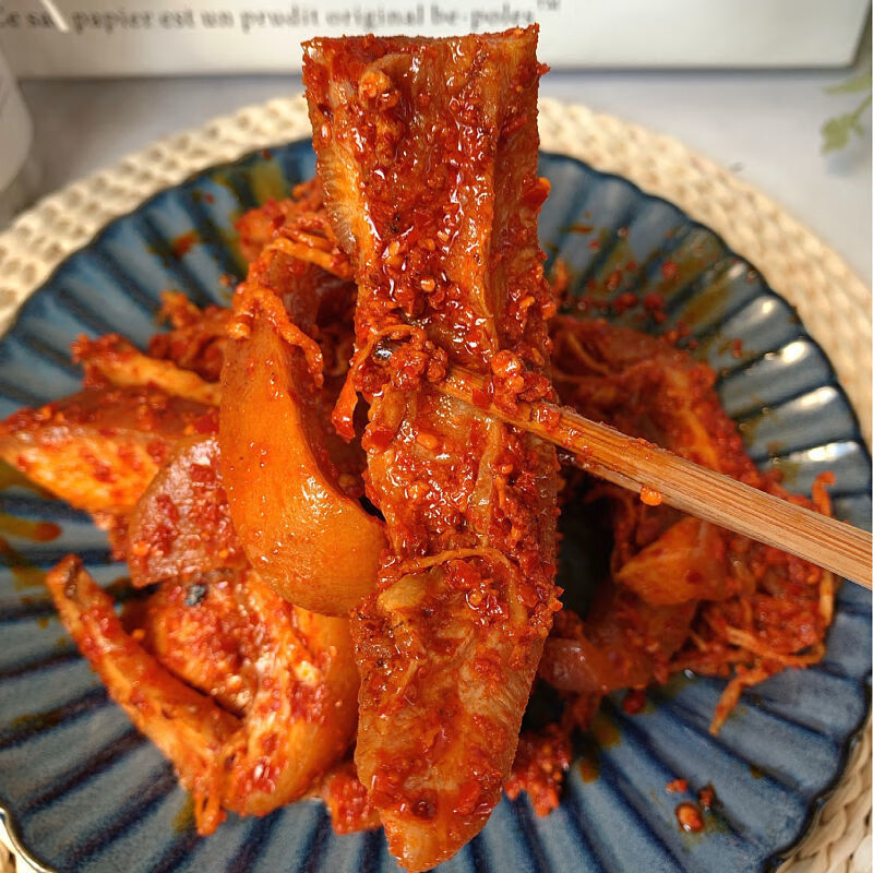 傣族腌猪头肉酸肉云南临沧耿马孟定特产小吃傣味手工腌制酸辣可口 一