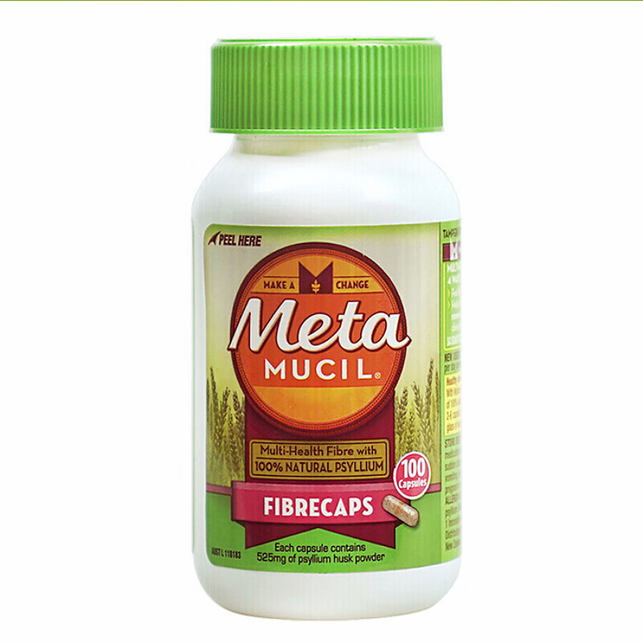 新西兰直邮metamucil美达施胶囊100粒 膳食纤维食品