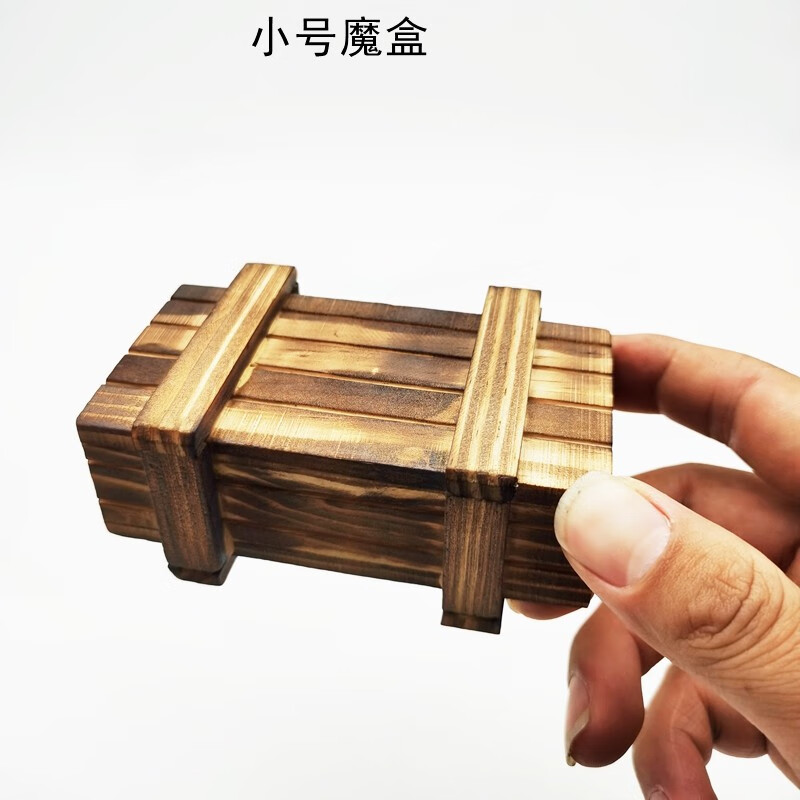 巳溪打不开的盒子鲁班锁收纳玄机机关魔盒神秘宝盒木制智力解锁收纳盒