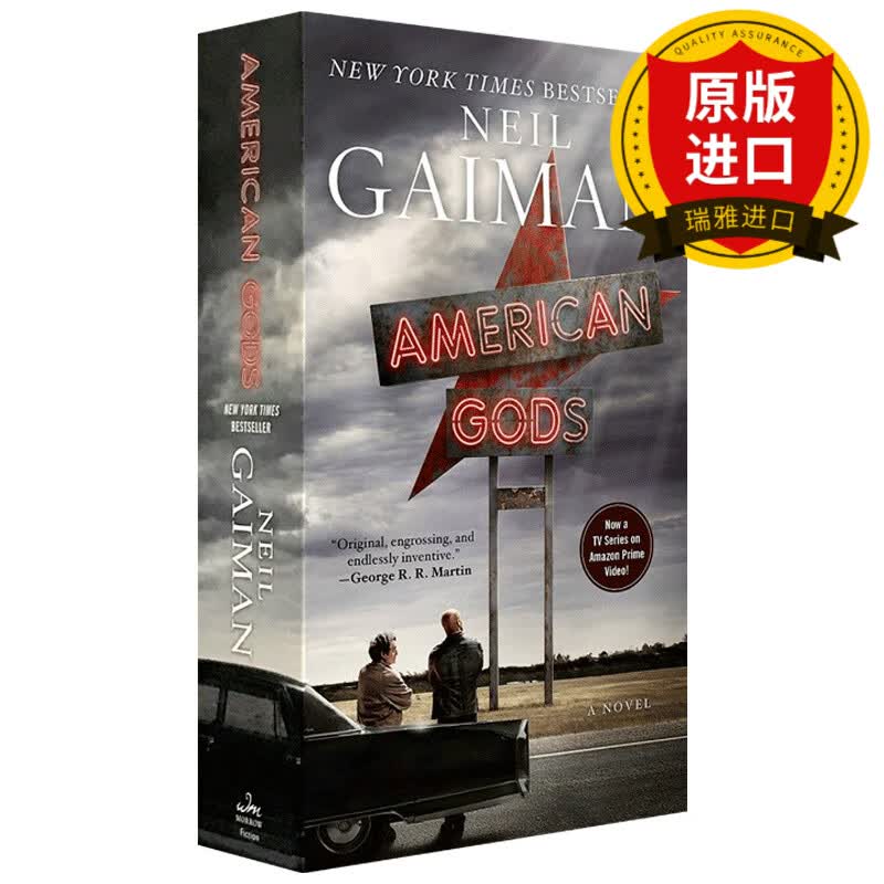 英文原版 美国众神  american gods tv tie in edition by neil