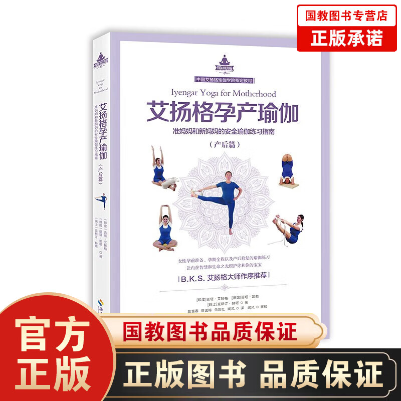 艾扬格孕产瑜伽 产后篇 准妈妈新妈妈孕前准备孕期产后修复安全瑜珈练习指南 产后 孕产/胎教 孕妇书籍