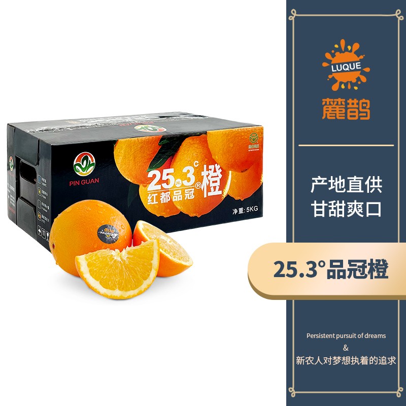 江西脐橙 25.3橙子 纽荷尔脐橙 新鲜水果橙子 大果（75-80mm）3KG装