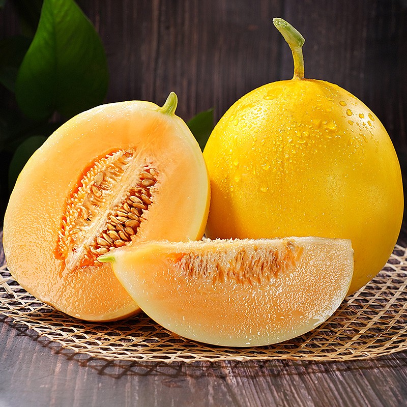 美纵黄河蜜新鲜整箱红金宝沙漠小香瓜当季头茬甜瓜 3斤