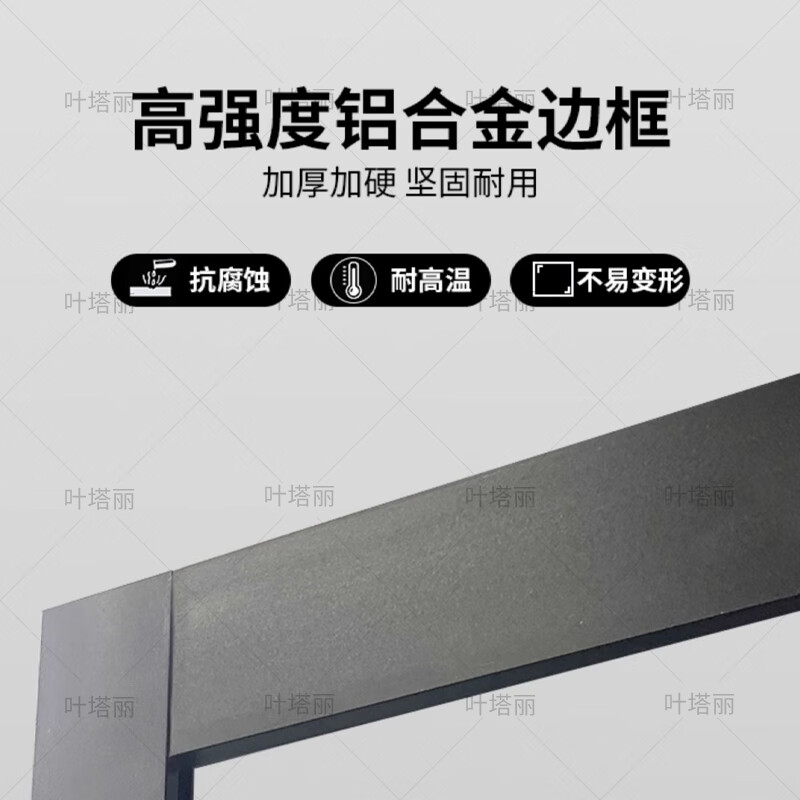 OLAD整体淋浴房一体式家用浴室扇形玻璃隔断高盆洗澡房封闭式沐浴房 带电升级砂银F款90*90