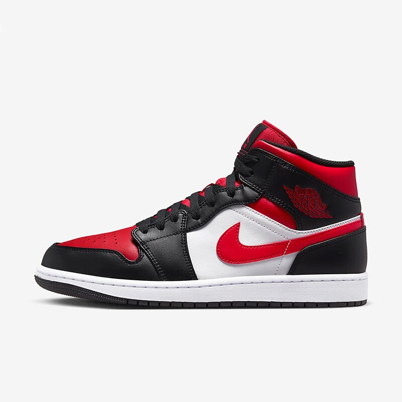 耐克(nike) jordan 1 aj1 乔1男子高帮篮球鞋 554724 黑红脚趾554724
