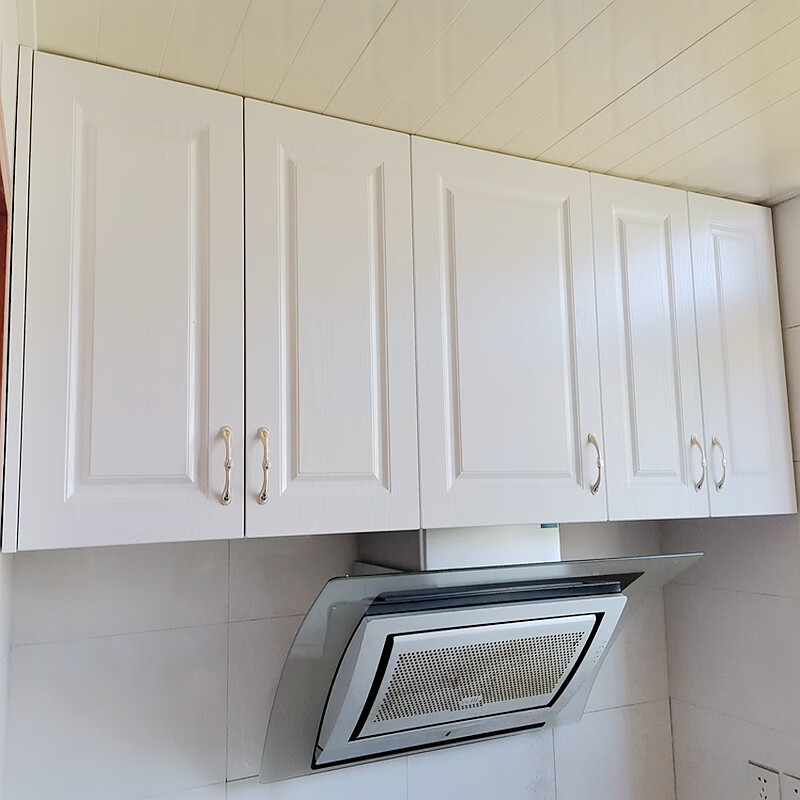 实木定制厨房吊柜顶柜包抽油烟机柜定制油烟机上方吊柜壁柜挂墙柜